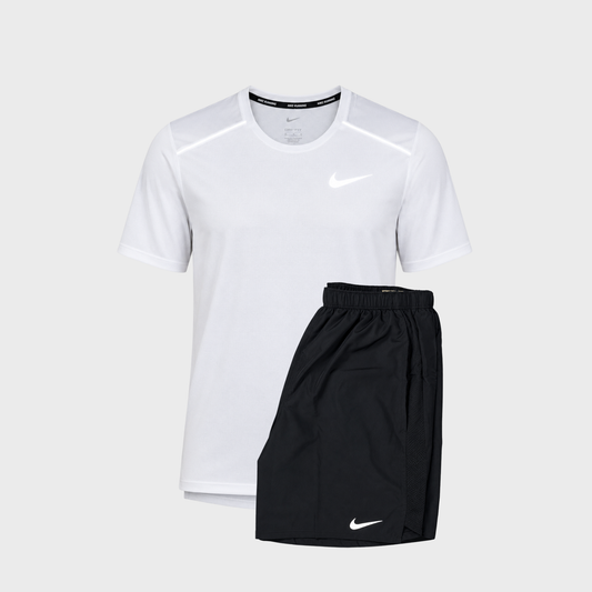 Ensemble Running Blanc